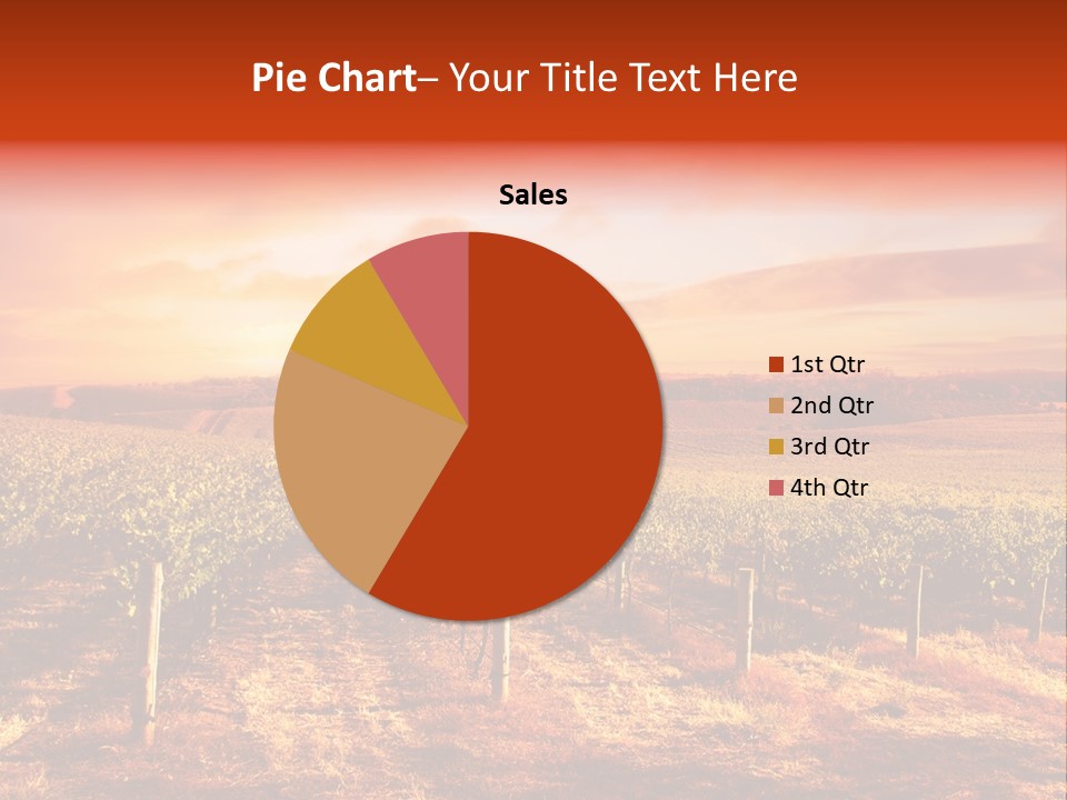 Vineyard Sunset PowerPoint Template
