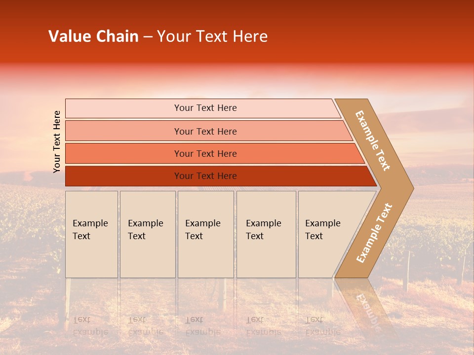 Vineyard Sunset PowerPoint Template