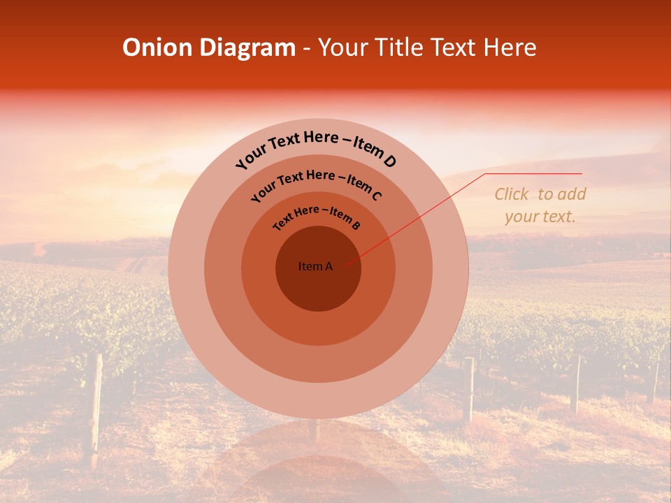 Vineyard Sunset PowerPoint Template