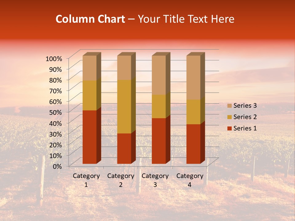 Vineyard Sunset PowerPoint Template