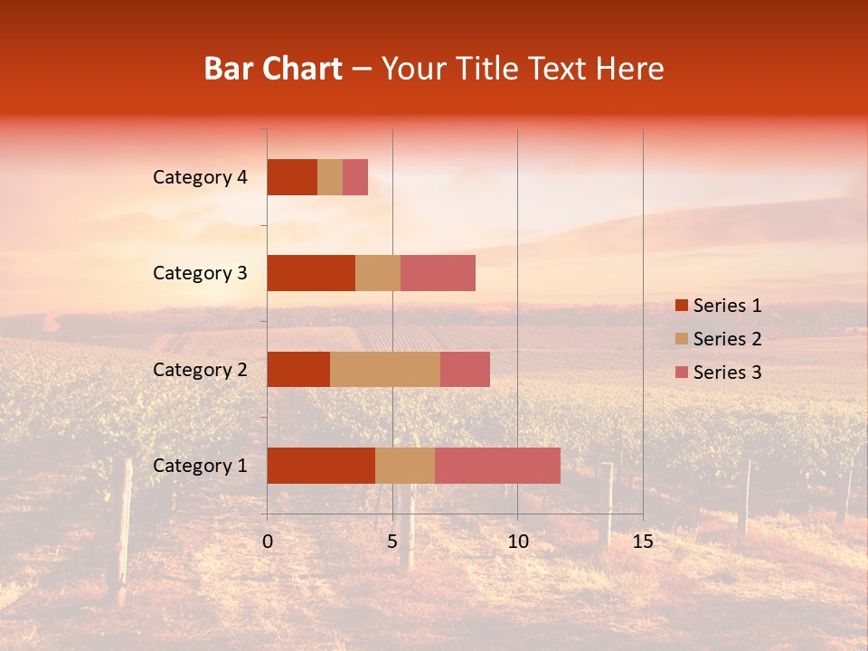 Vineyard Sunset PowerPoint Template