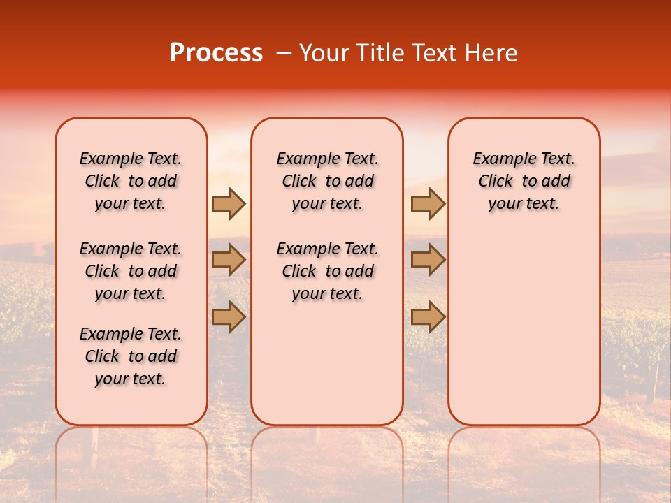 Vineyard Sunset PowerPoint Template