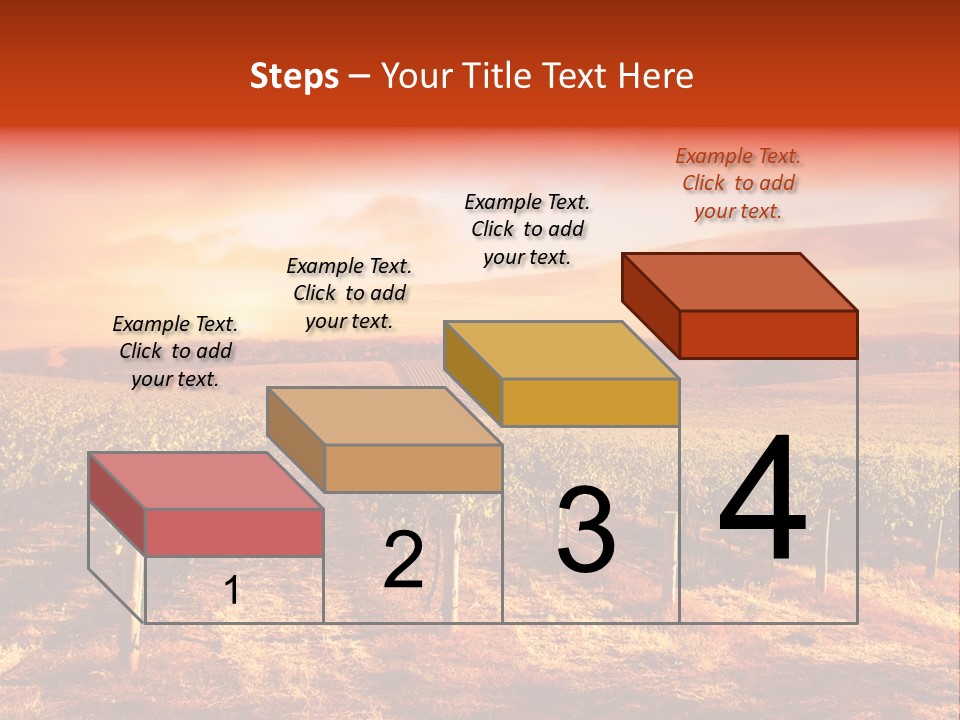 Vineyard Sunset PowerPoint Template