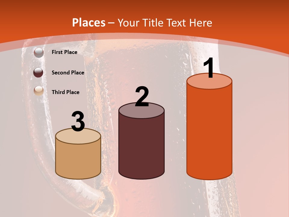 Large Mug Of Beer PowerPoint Template