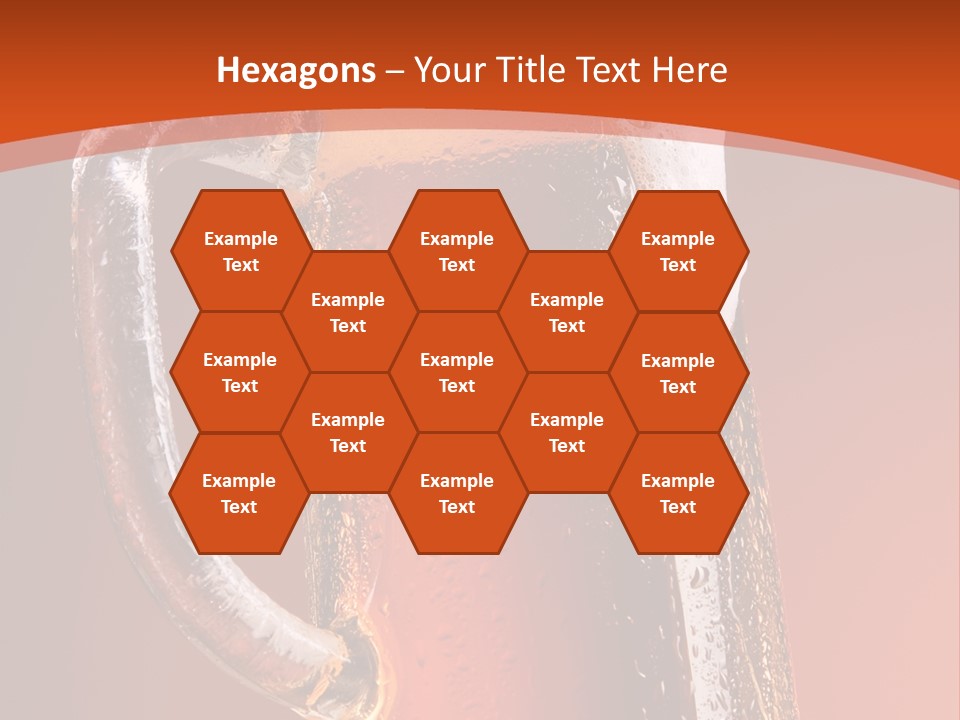 Large Mug Of Beer PowerPoint Template