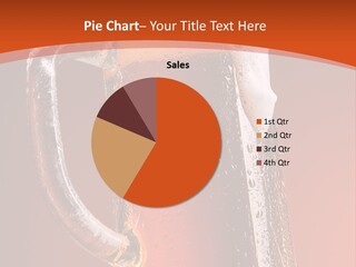 Large Mug Of Beer PowerPoint Template