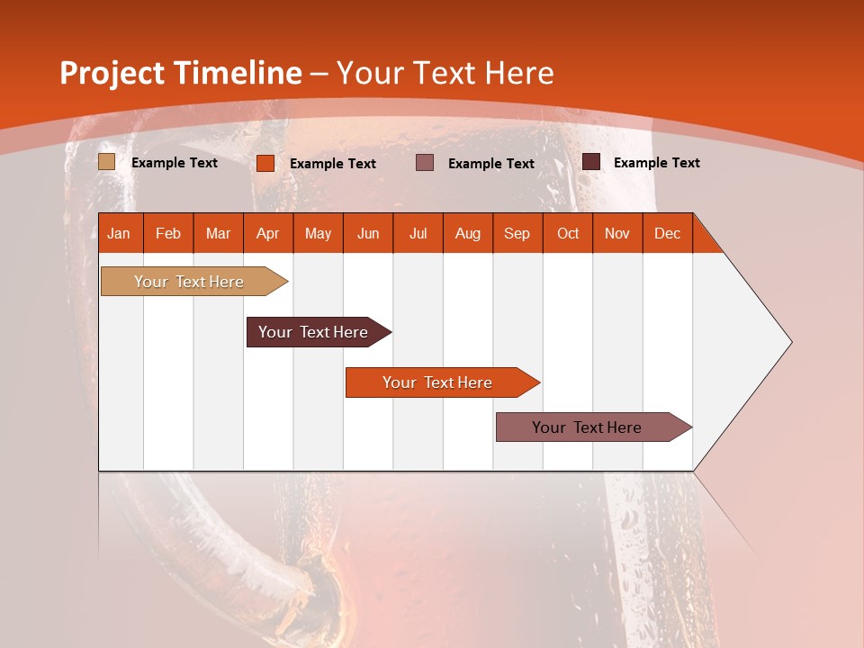 Large Mug Of Beer PowerPoint Template