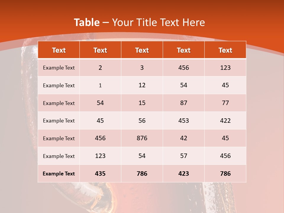 Large Mug Of Beer PowerPoint Template