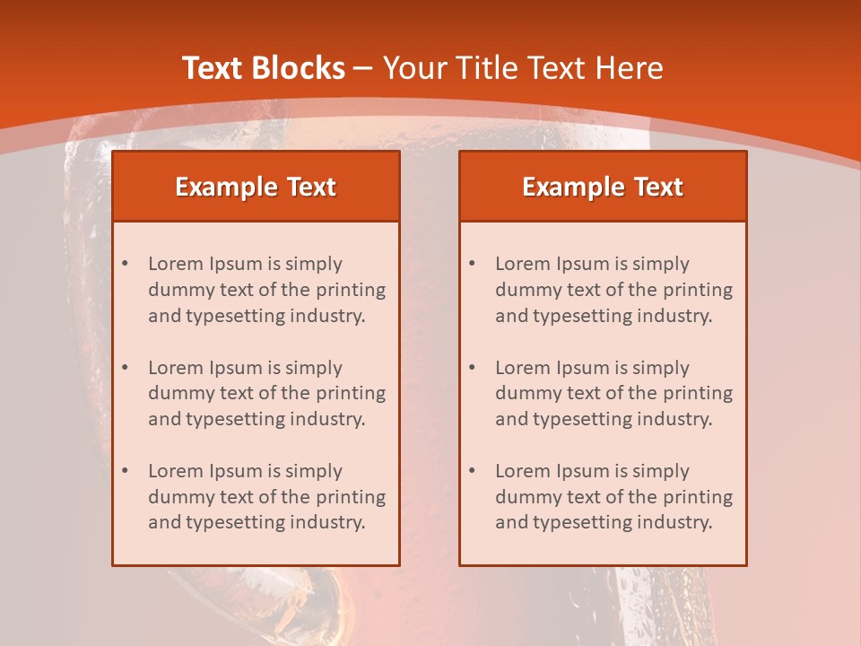 Large Mug Of Beer PowerPoint Template