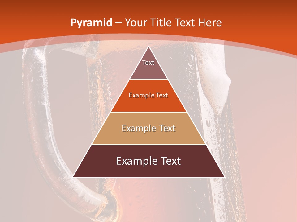 Large Mug Of Beer PowerPoint Template