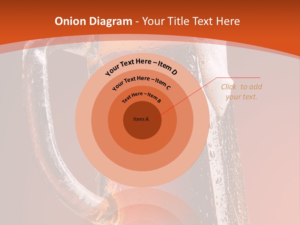 Large Mug Of Beer PowerPoint Template