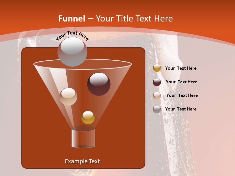 Large Mug Of Beer PowerPoint Template