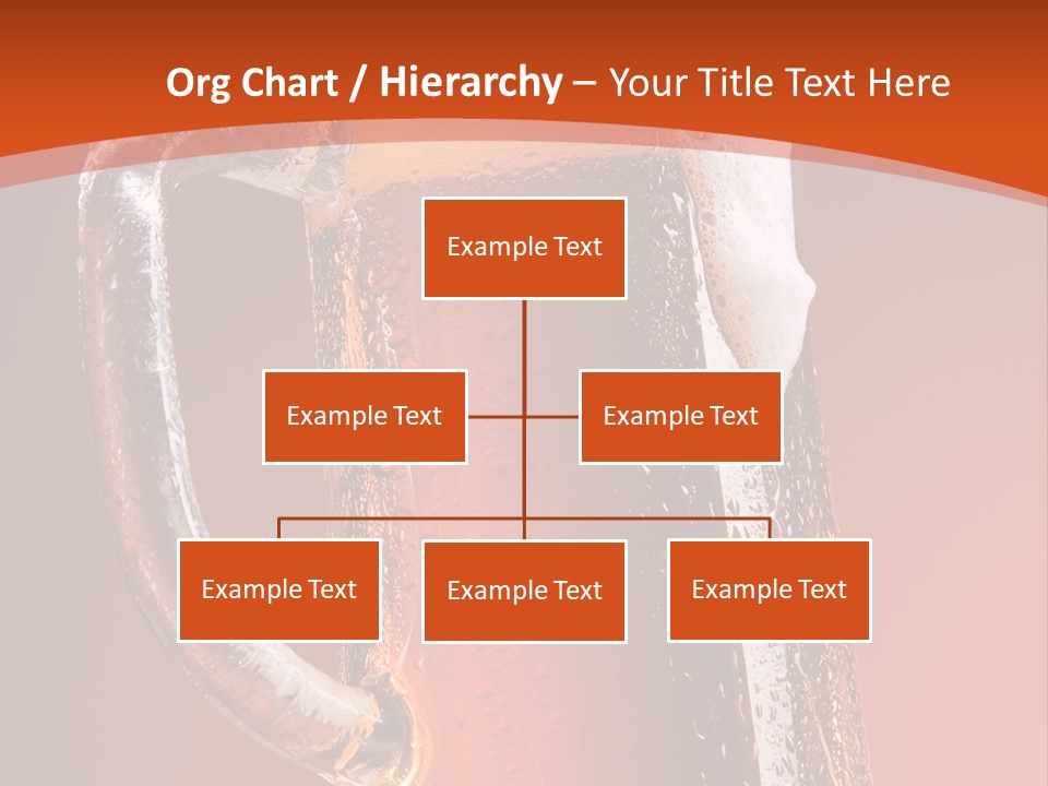 Large Mug Of Beer PowerPoint Template