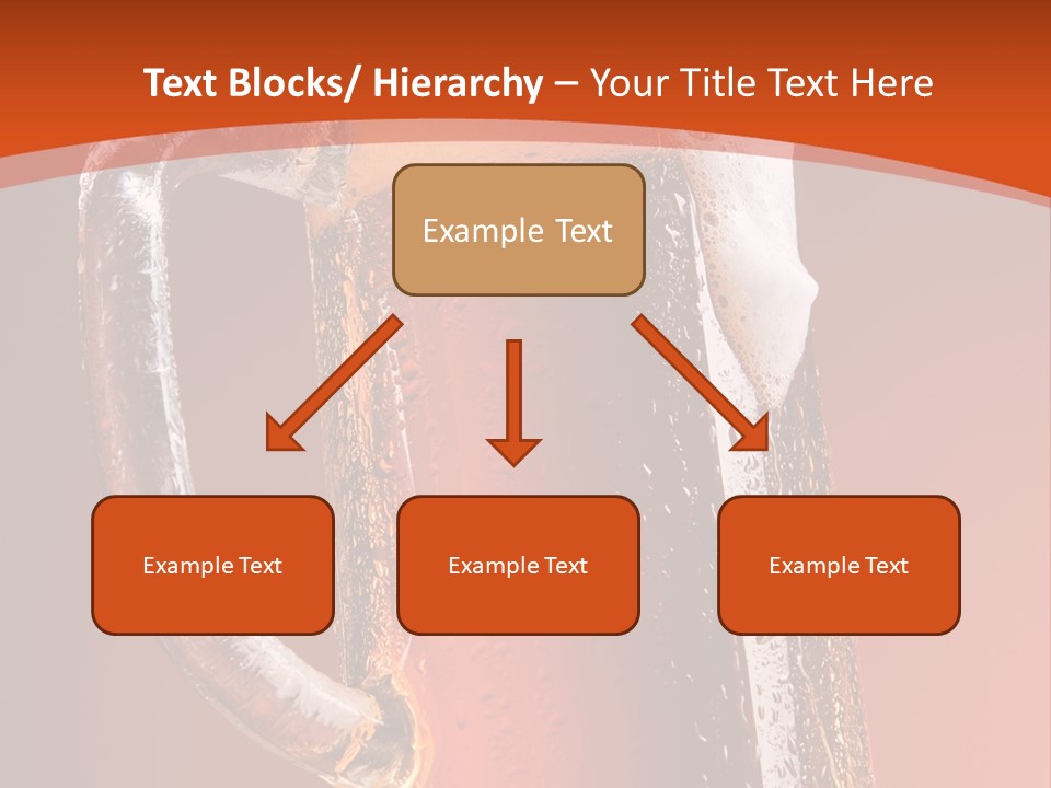 Large Mug Of Beer PowerPoint Template