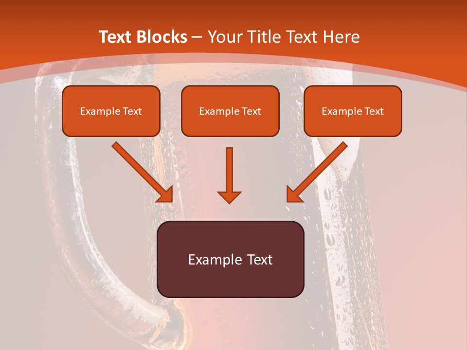 Large Mug Of Beer PowerPoint Template