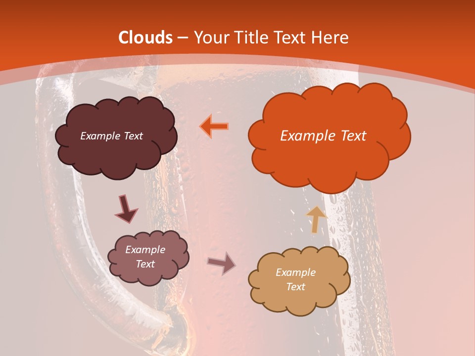 Large Mug Of Beer PowerPoint Template
