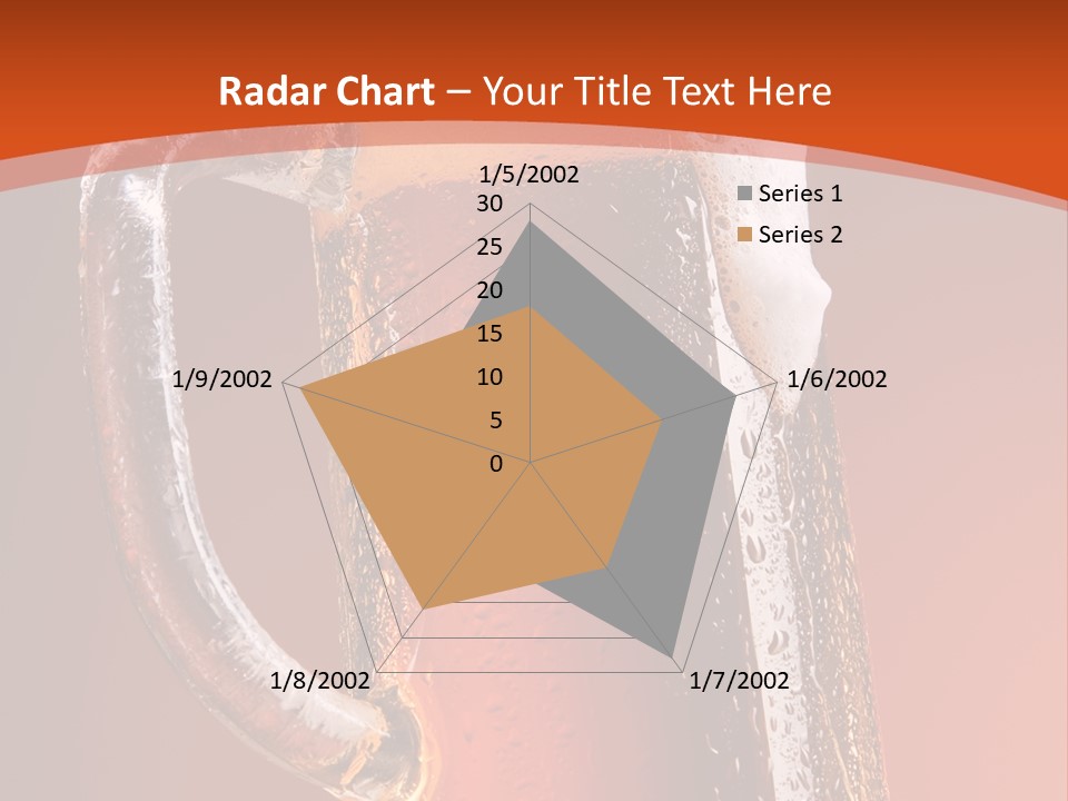 Large Mug Of Beer PowerPoint Template