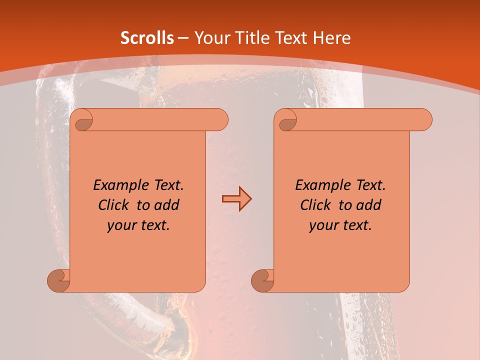 Large Mug Of Beer PowerPoint Template