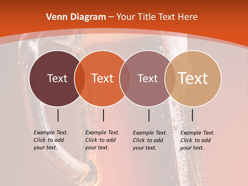 Large Mug Of Beer PowerPoint Template