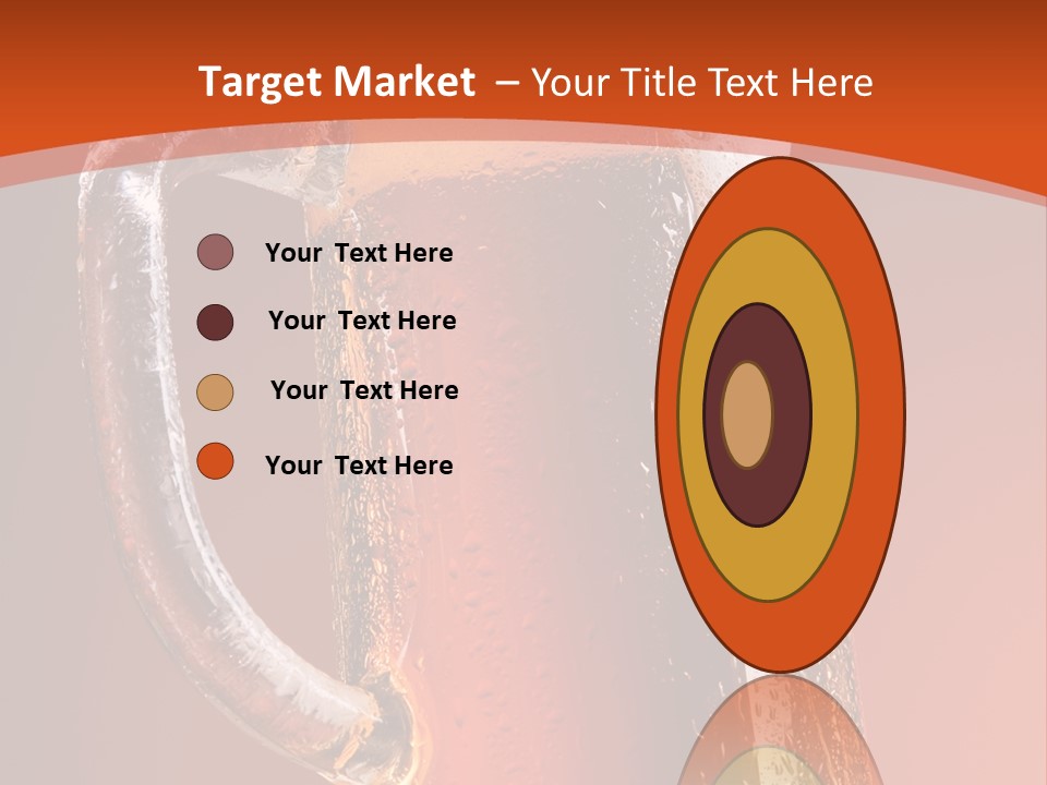 Large Mug Of Beer PowerPoint Template