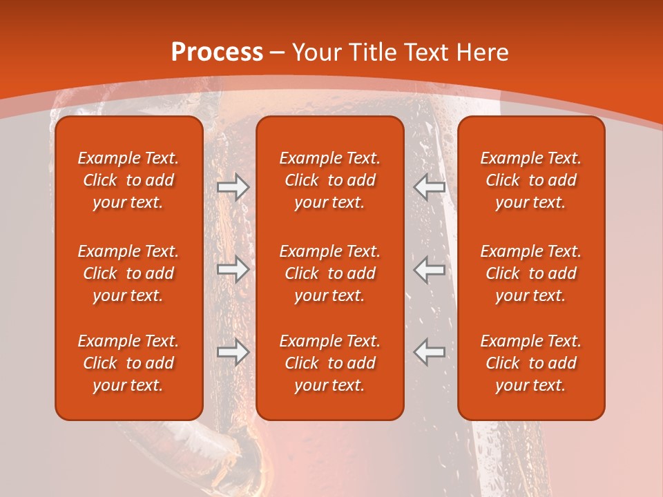 Large Mug Of Beer PowerPoint Template
