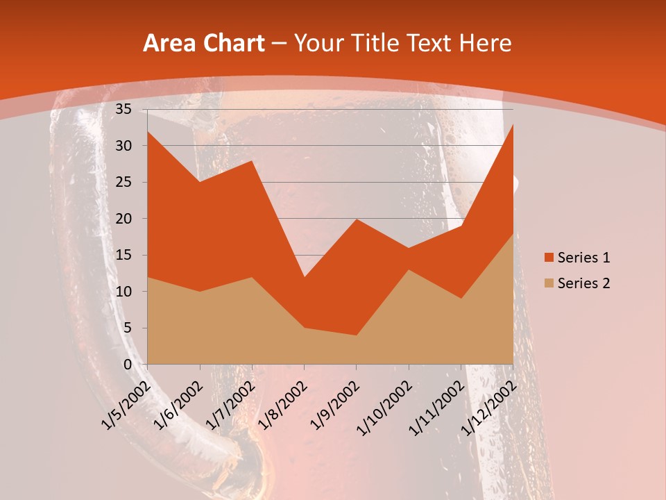 Large Mug Of Beer PowerPoint Template