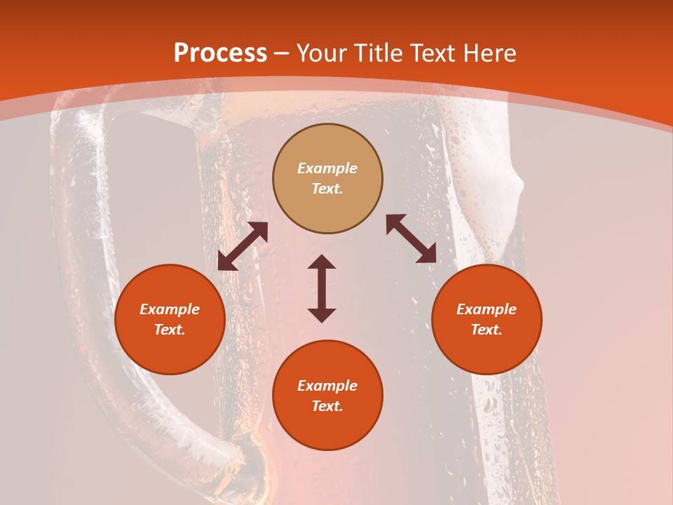 Large Mug Of Beer PowerPoint Template