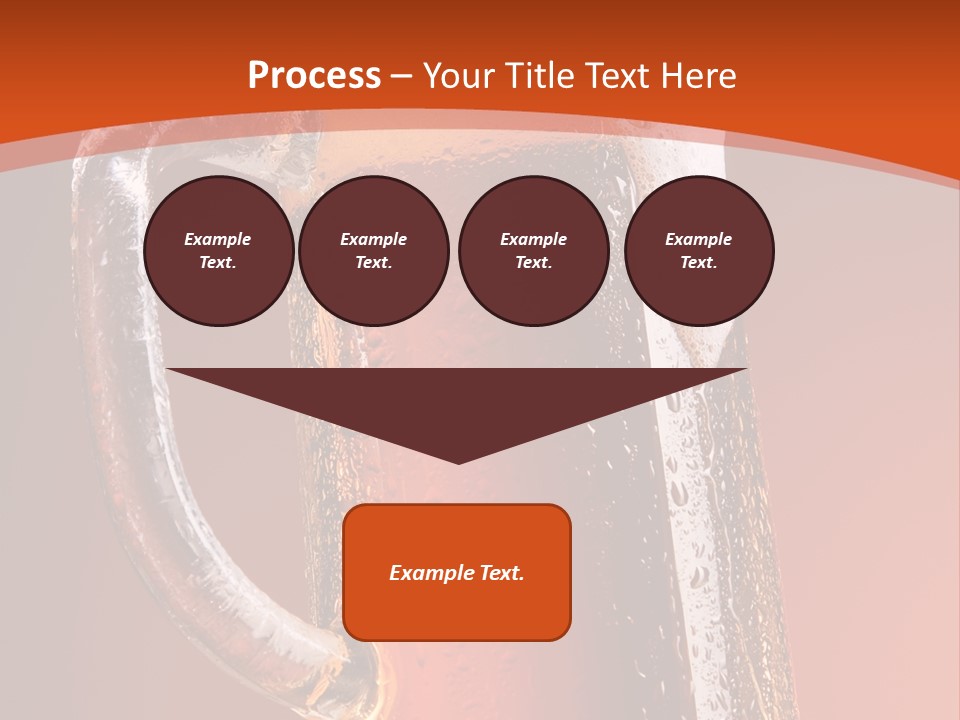 Large Mug Of Beer PowerPoint Template