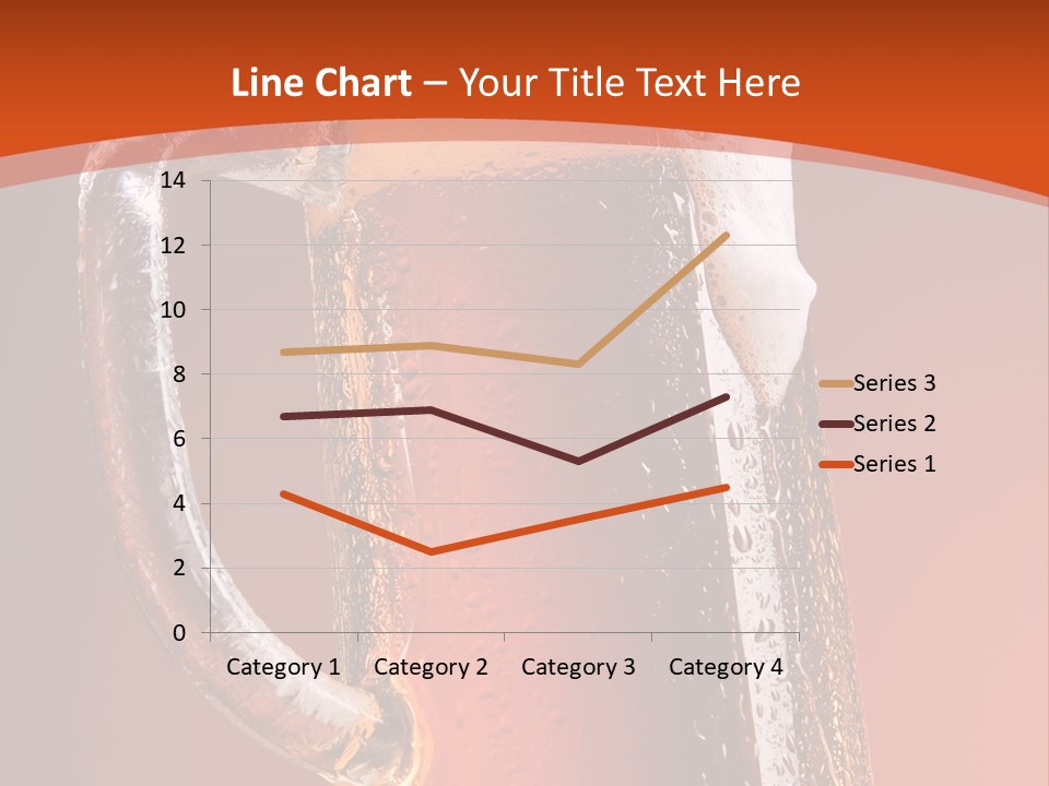 Large Mug Of Beer PowerPoint Template