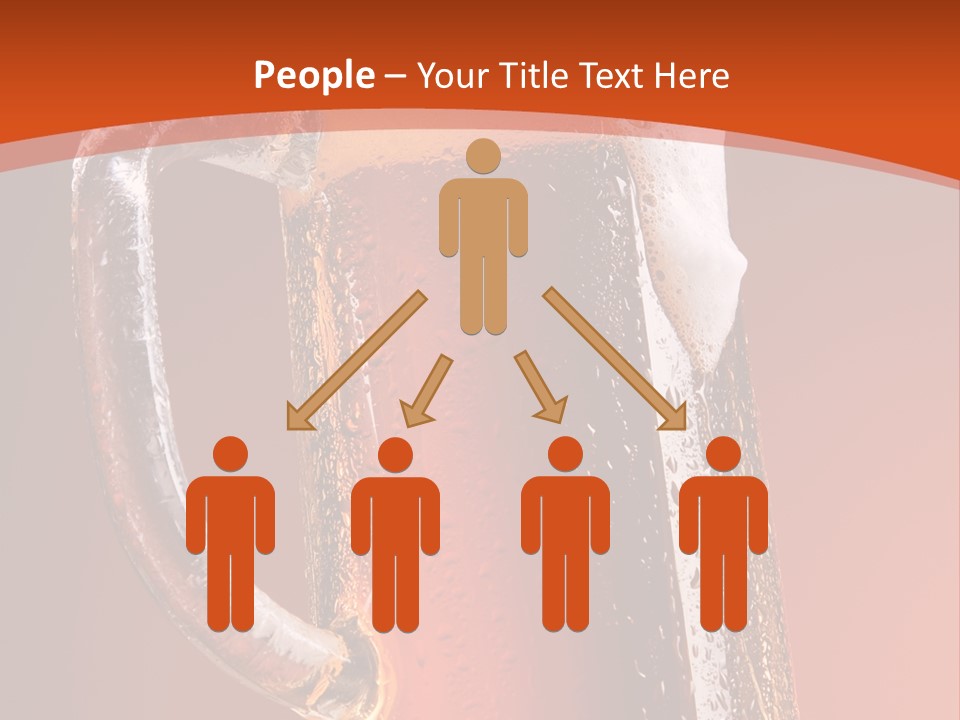 Large Mug Of Beer PowerPoint Template