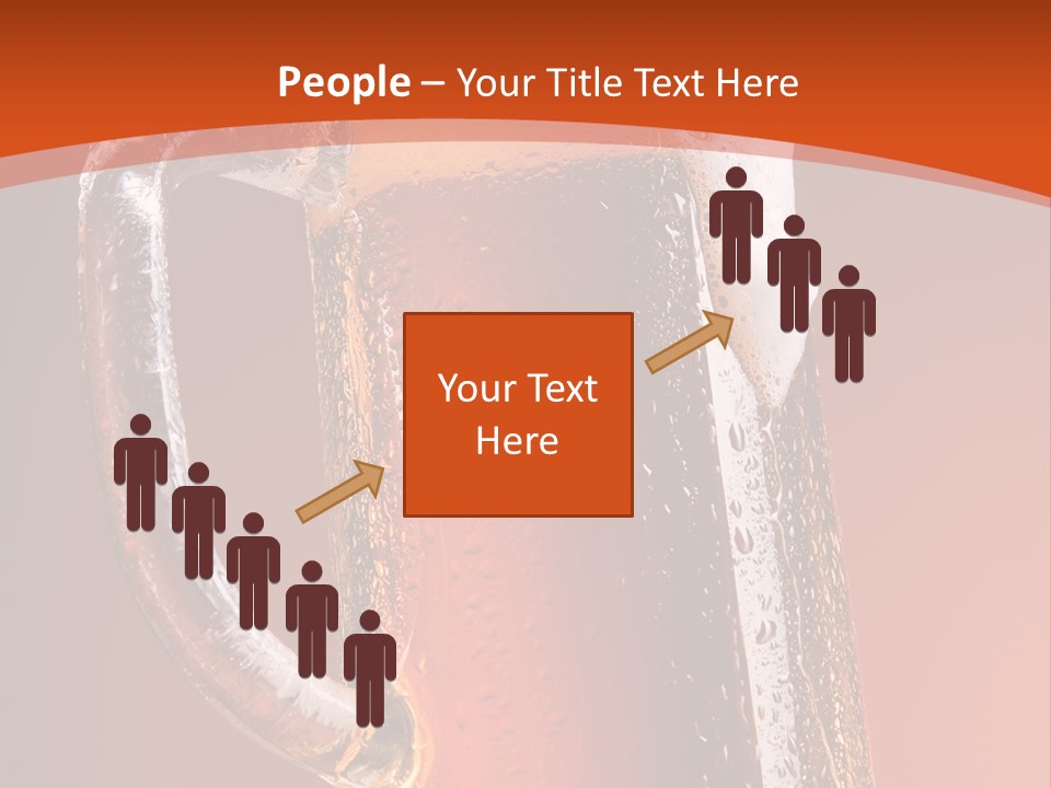 Large Mug Of Beer PowerPoint Template