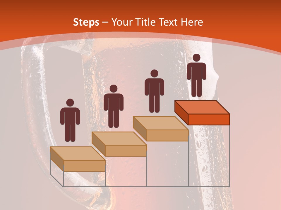 Large Mug Of Beer PowerPoint Template