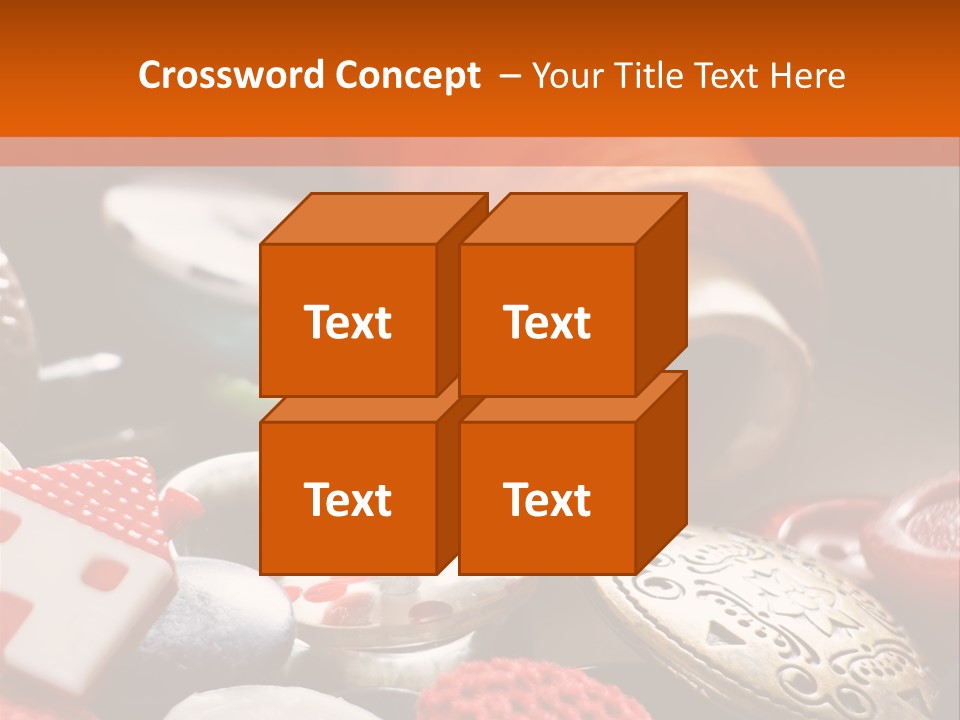 Close Up Patch Net PowerPoint Template