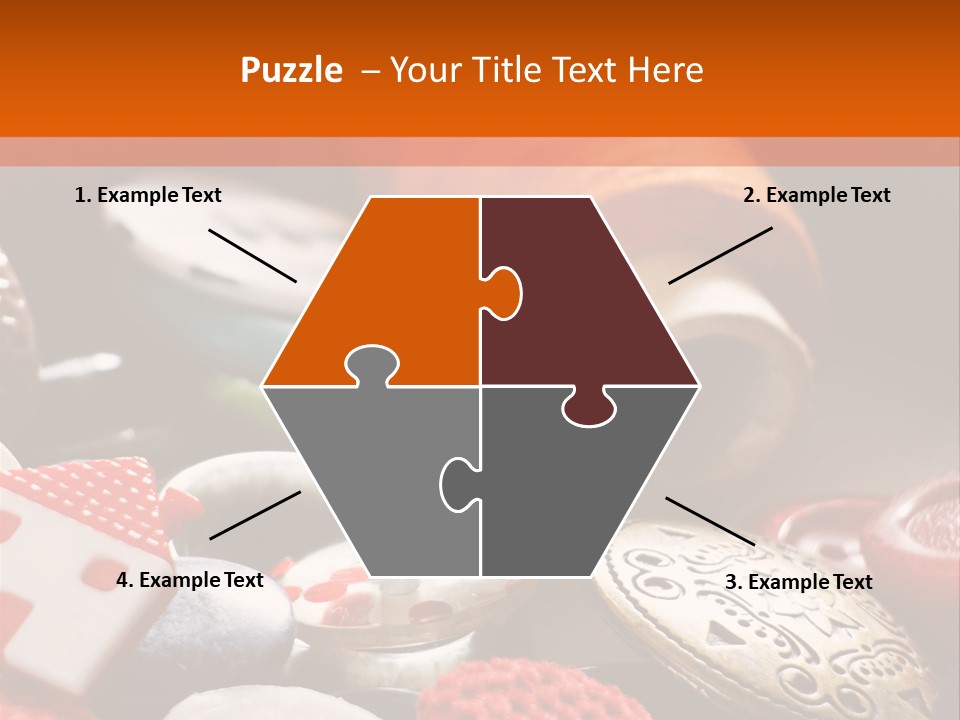 Close Up Patch Net PowerPoint Template