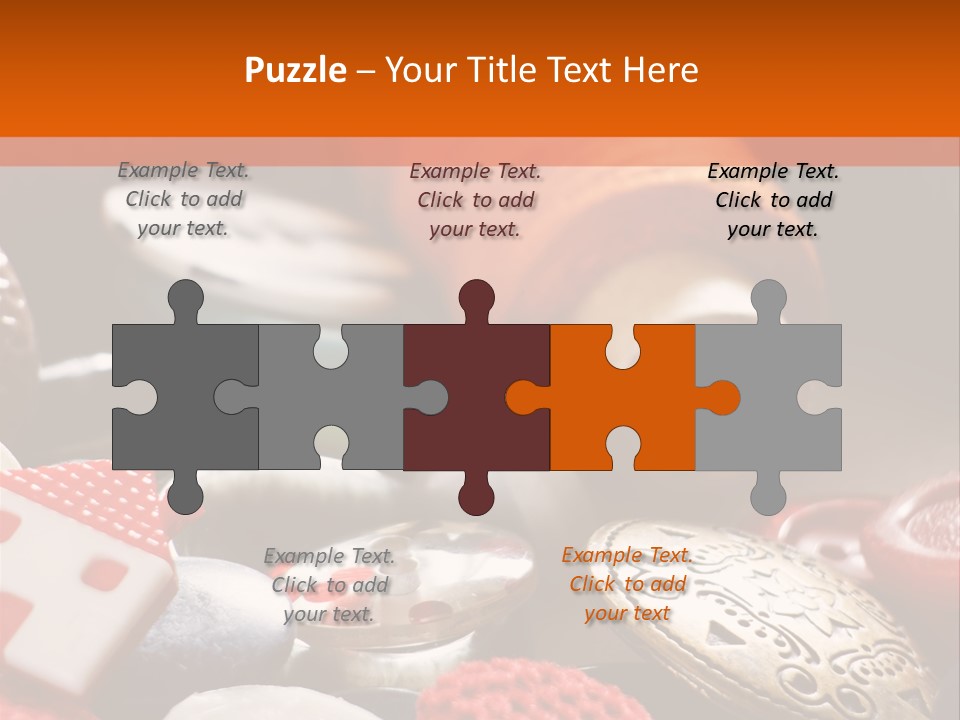 Close Up Patch Net PowerPoint Template