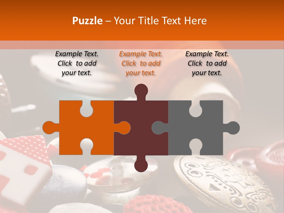 Close Up Patch Net PowerPoint Template