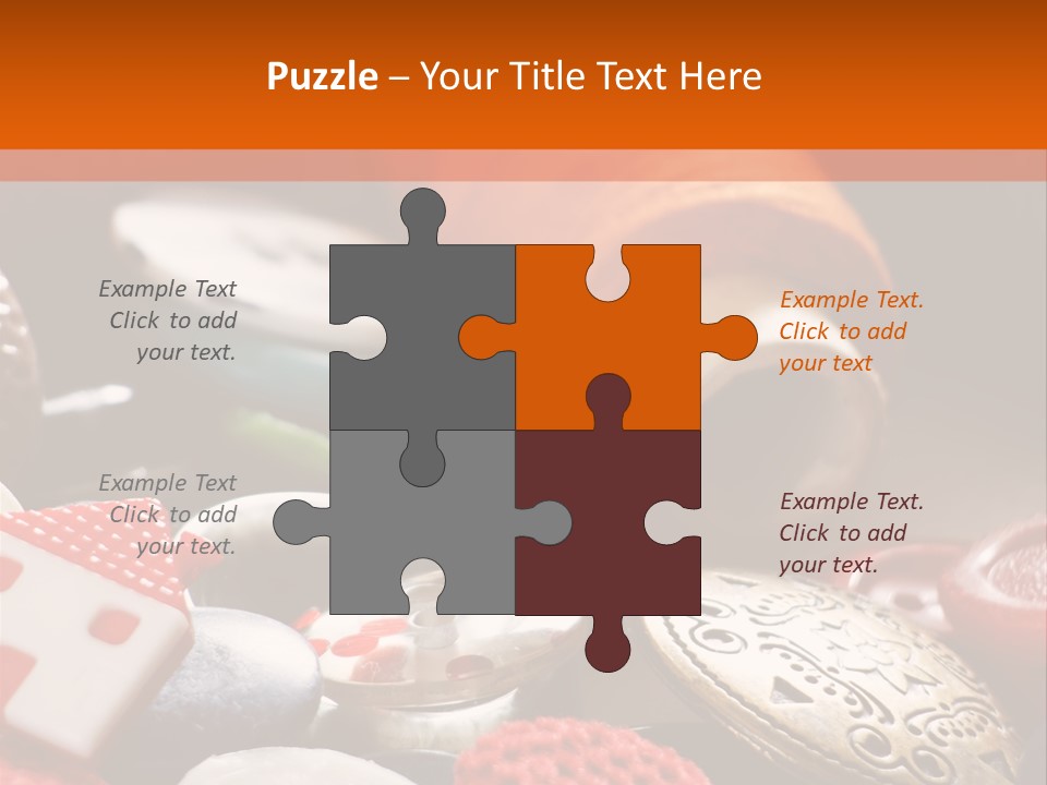 Close Up Patch Net PowerPoint Template