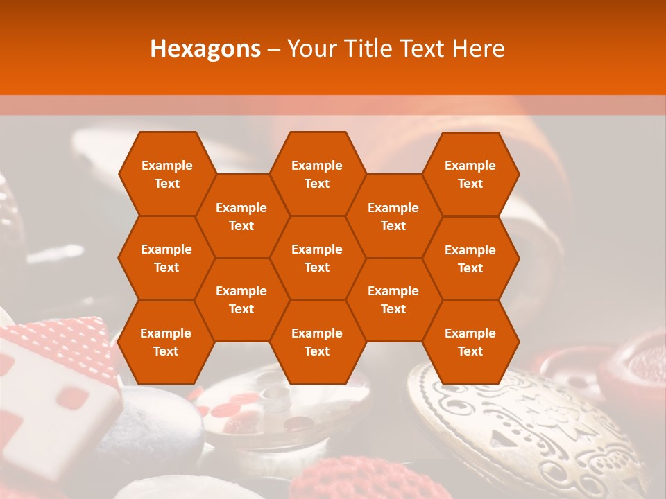 Close Up Patch Net PowerPoint Template