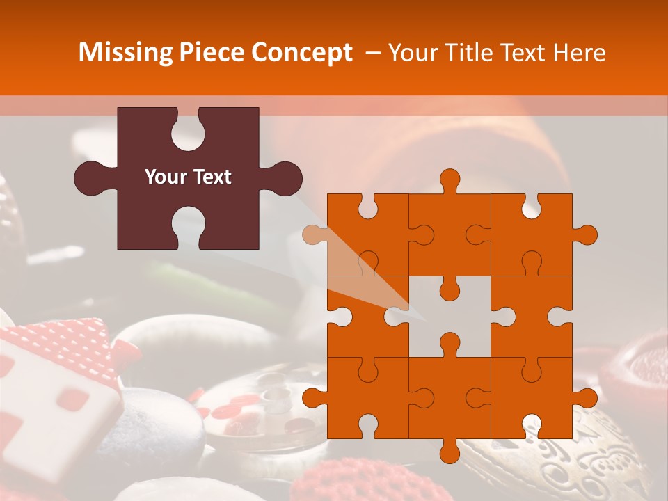 Close Up Patch Net PowerPoint Template