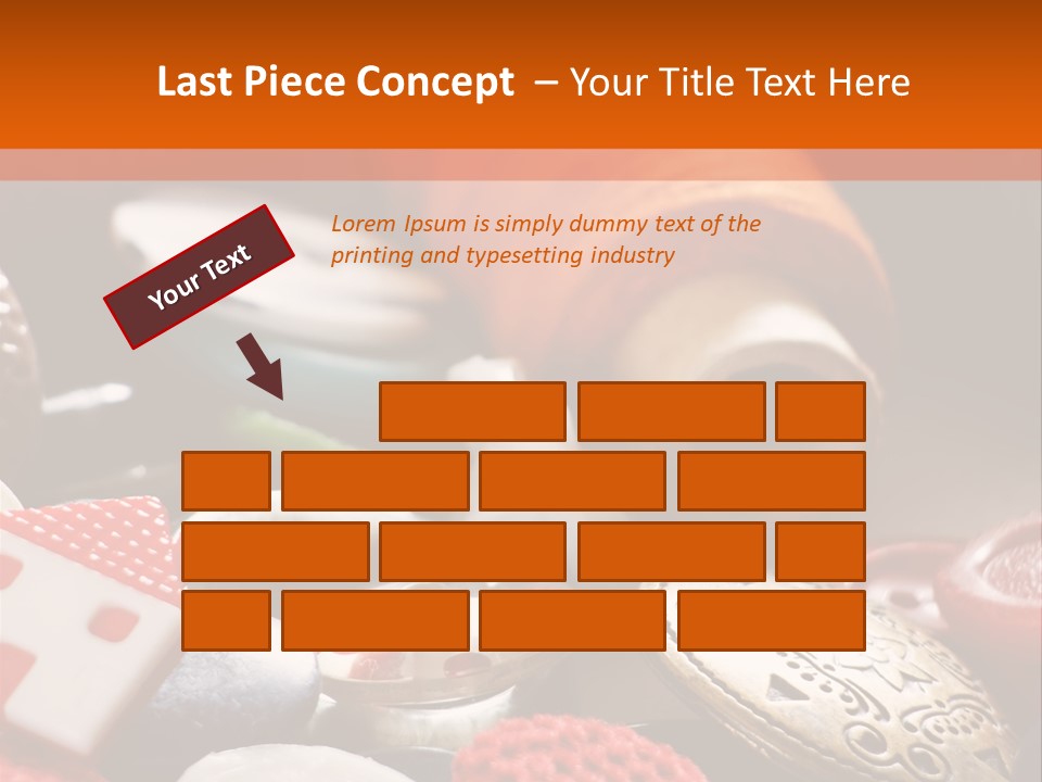 Close Up Patch Net PowerPoint Template