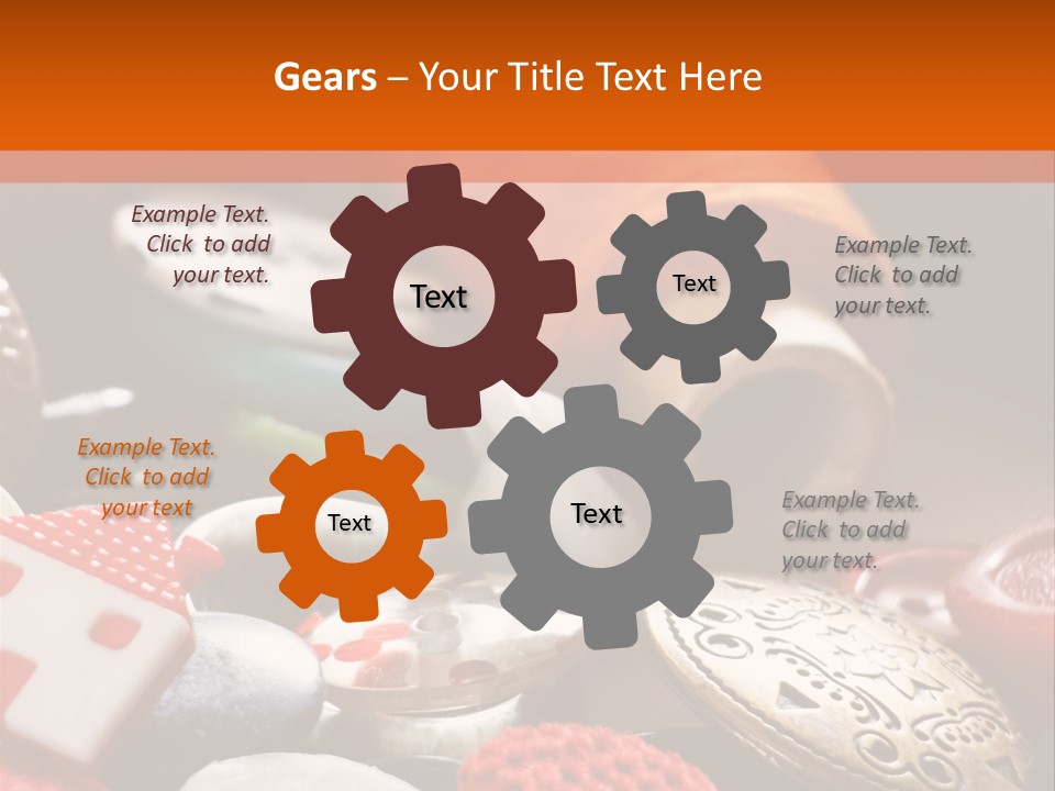 Close Up Patch Net PowerPoint Template