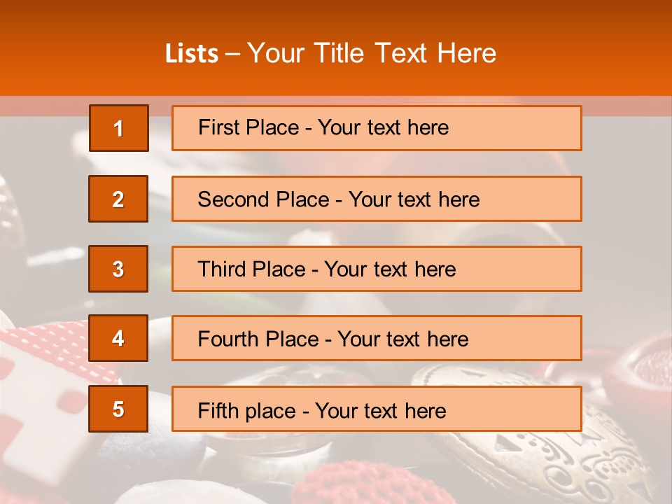 Close Up Patch Net PowerPoint Template