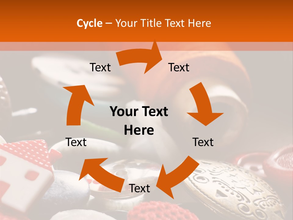 Close Up Patch Net PowerPoint Template