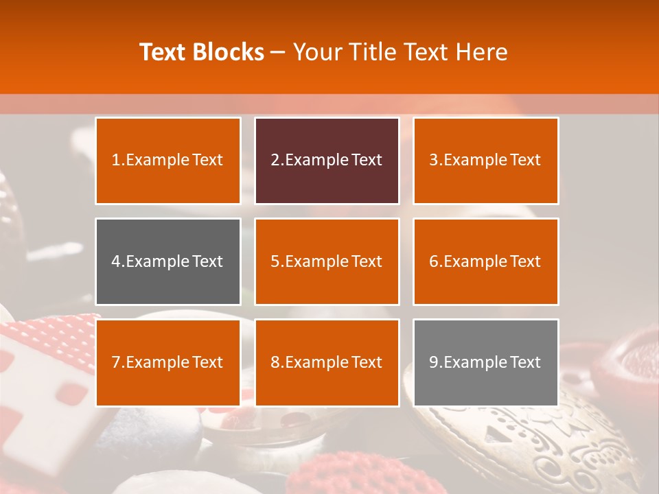 Close Up Patch Net PowerPoint Template