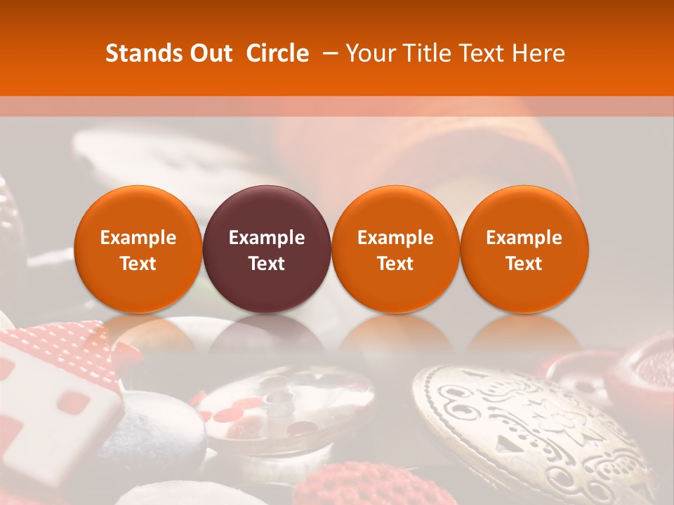 Close Up Patch Net PowerPoint Template