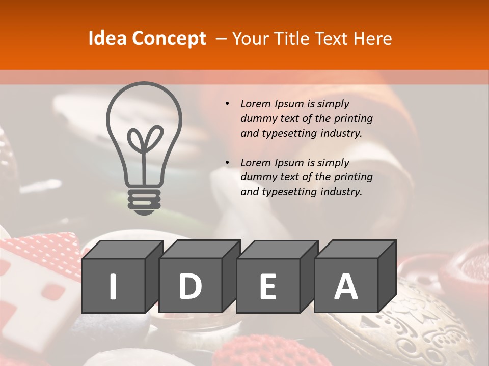 Close Up Patch Net PowerPoint Template