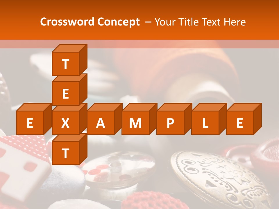 Close Up Patch Net PowerPoint Template