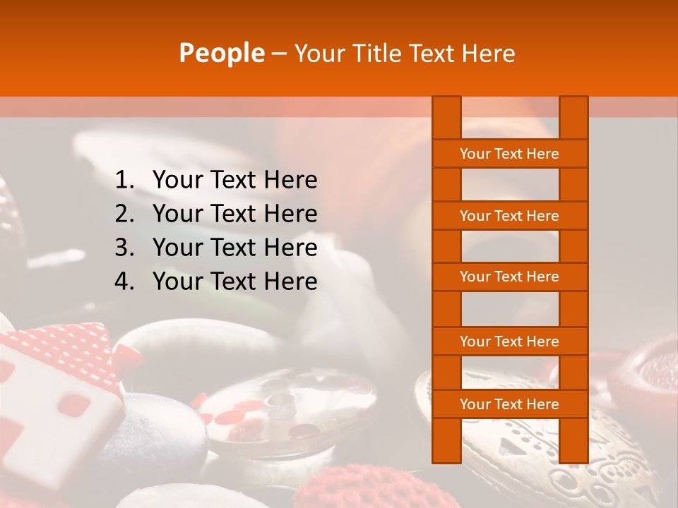 Close Up Patch Net PowerPoint Template