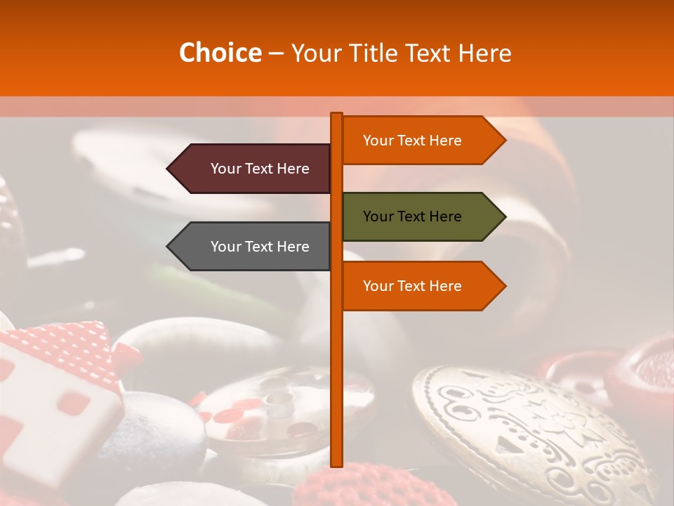 Close Up Patch Net PowerPoint Template