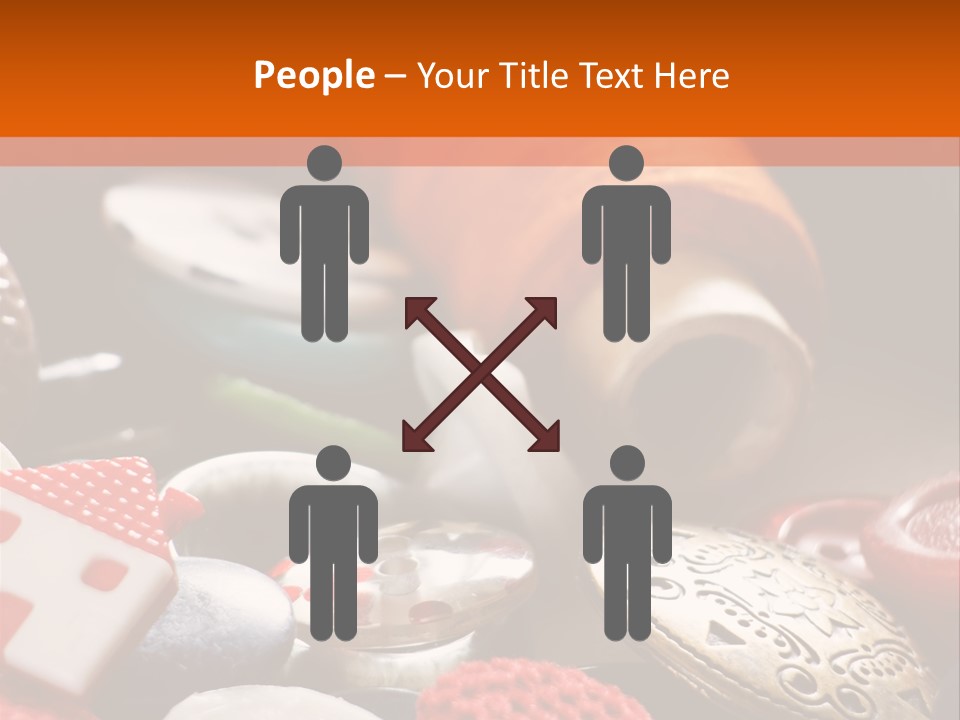 Close Up Patch Net PowerPoint Template